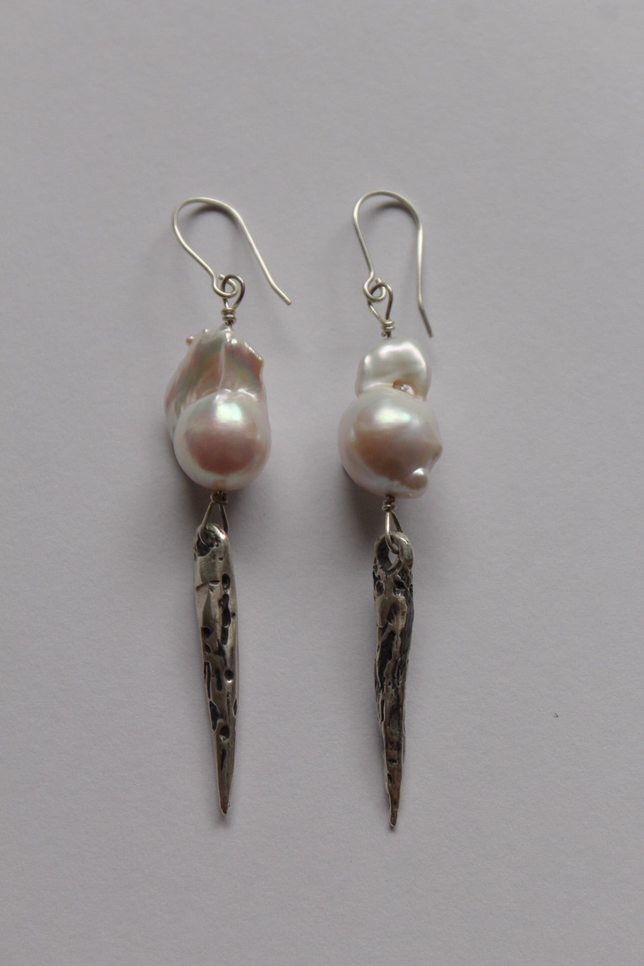 Pearl and Fang /Moonfang Earrings / Pearl and Thorn / Undertow Earrings